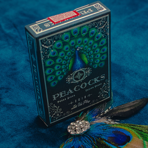 Limited Edition Peacocks Playing Cards by Rocsana Thompson - magic tricks
