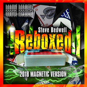Reboxed 2018 Magnetic Version Red (Gimmicks and Online Instructions) by Steve Bedwell and Mark Mason – Trick - magic tricks