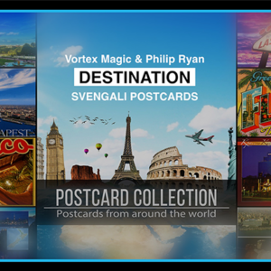 Vortex Magic Presents DESTINATION by Philip Ryan (Svengali Postcards) – Trick - magic tricks