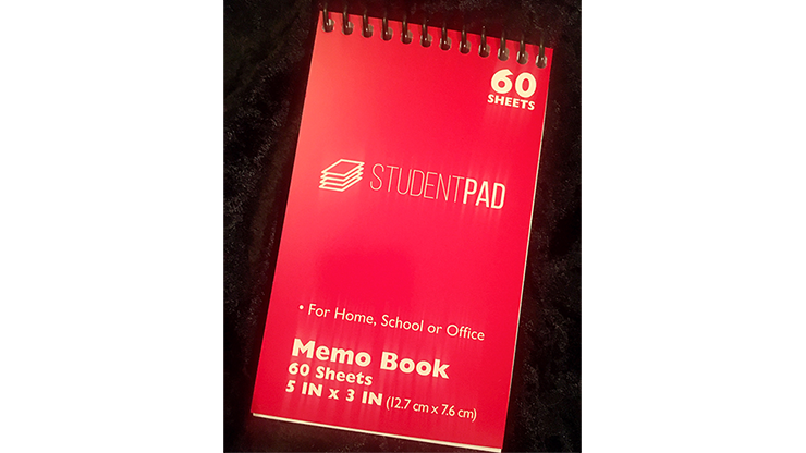 SvenPad® KoD Memo Pad (Red, Single) – Trick - magic tricks