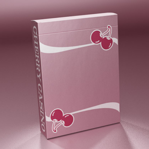 Cherry Casino (Flamingo Quartz Pink) Playing Cards By Pure Imagination Projects - magic tricks