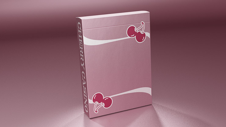 Cherry Casino (Flamingo Quartz Pink) Playing Cards By Pure Imagination Projects - magic tricks