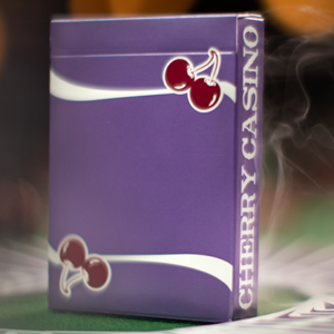 Cherry Casino (Desert Inn Purple) Playing Cards by Pure Imagination Projects - magic tricks