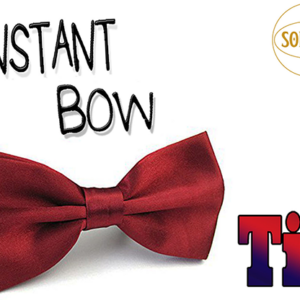 Instant Bow Tie (Red) by Sorcier Magic – Trick - magic tricks