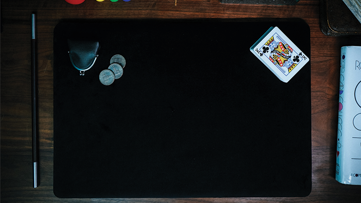 Suede Leather Large Pad (Black) by TCC – Trick - magic tricks