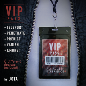 VIP PASS (Gimmick and Online Instructions) by JOTA – Trick - magic tricks