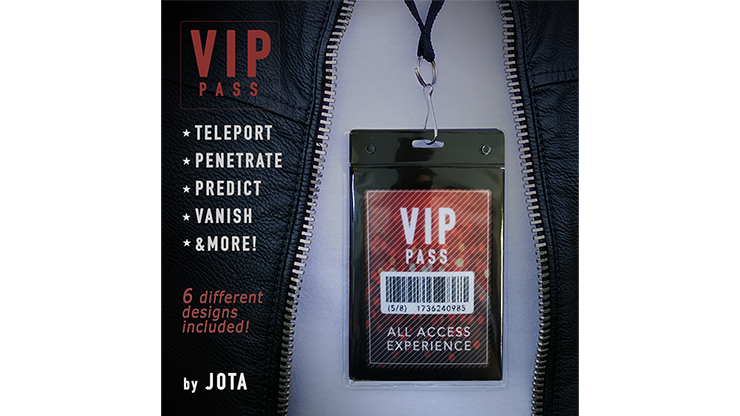 VIP PASS (Gimmick and Online Instructions) by JOTA – Trick - magic tricks