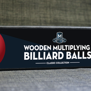 Wooden Billiard Balls (1.75″ Red) by Classic Collections – Trick - magic tricks