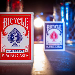 GT Speedreader Marked Deck Standard Version (Bicycle 809 Mandolin Red) Plus Online Effect - magic tricks