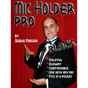 Pro Mic Holder (Black) by Quique marduk – Trick - magic tricks