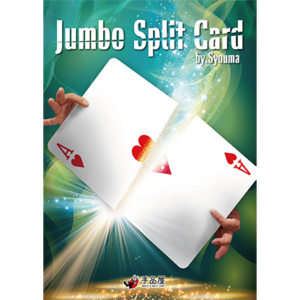 JUMBO Split Card by Syouma – Trick - magic tricks