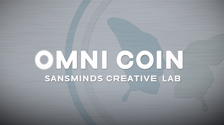 Omni Coin US version (DVD and 2 Gimmicks) by SansMinds Creative Lab – Trick - magic tricks