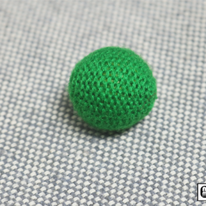 Crochet Ball .75 inch Single (Green) by Mr. Magic – Trick - magic tricks