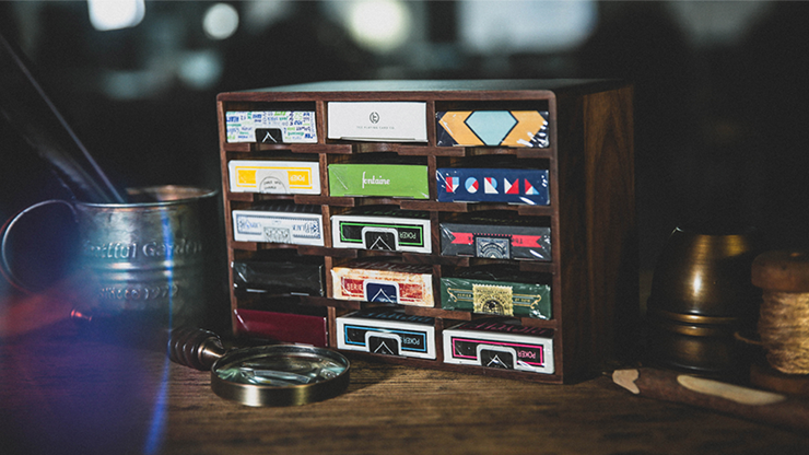 Wooden Playing Cards Cabinet (15 Deck Case) by TCC – Trick - magic tricks