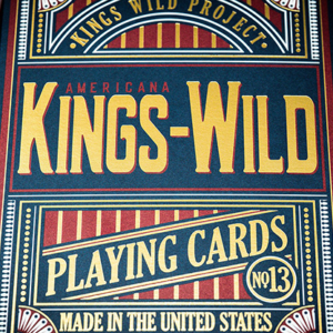 Kings Wild Americanas JUMBO Tuck Case Collectors Set Edition by Jackson Robinson - magic tricks