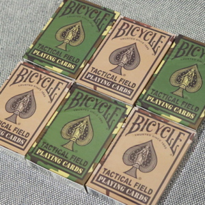 Bicycle Tactical Field Green Camo/Brown Camo (6 Decks) by US Playing Card Co - magic tricks