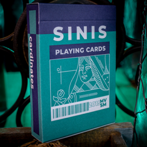 Sinis (Turquoise) Playing Cards by Marc Ventosa - magic tricks