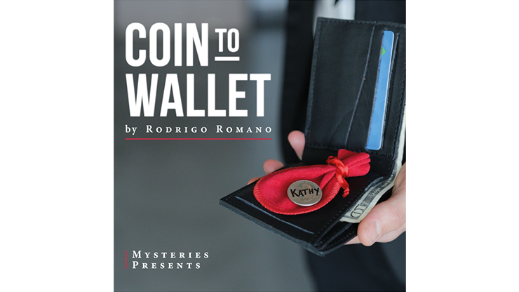 Coin to Wallet (Gimmicks and Online Instructions) by Rodrigo Romano and Mysteries – Trick - magic tricks