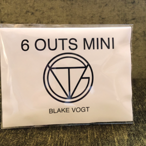 Six Outs Mini (Gimmicks and Online Instructions) by Blake Vogt – Trick - magic tricks