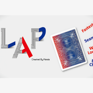 Modern Flap Card Double Sided (QH to KS / RED to BLUE) by Hondo - magic tricks