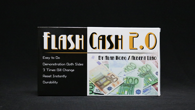 Flash Cash 2.0 (Euro) by Alan Wong & Albert Liao – Trick - magic tricks