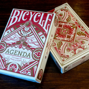 Agenda Red Basic Edition Playing Cards - magic tricks