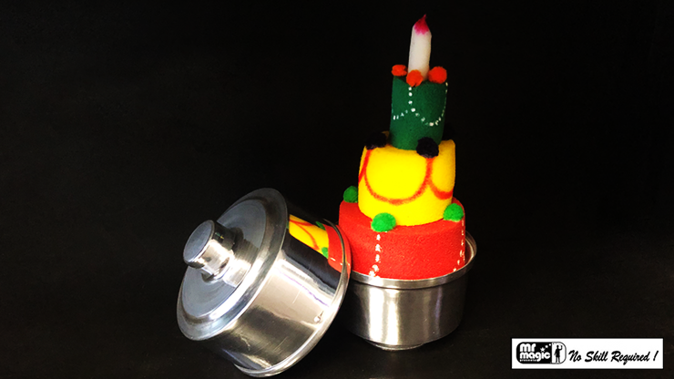 Mini Production Pan with Sponge Cake by Mr. Magic – Trick - magic tricks
