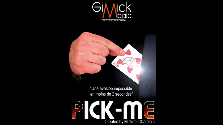 PICK ME (RED) by Mickael Chatelain – Trick - magic tricks
