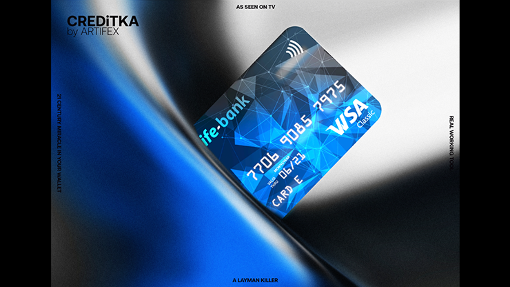 CREDiTKA (Gimmicks and Online Instruction) by Artifex – Trick - magic tricks