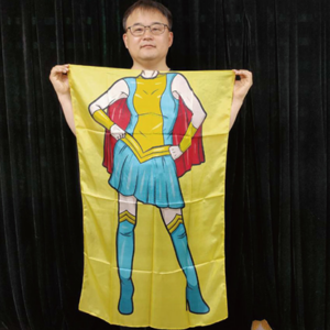 Character Silk (Super Girl) 35 X 43  by JL Magic – Trick - magic tricks