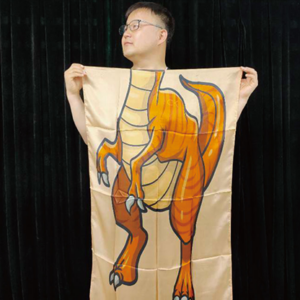 Character Silk (Dinosaur) 35 X 43  by JL Magic – Trick - magic tricks