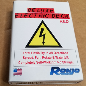ELECTRIC DECK DELUXE (Red) by Ronjo – Trick - magic tricks