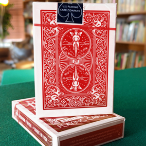 Experts Thin Crushed Printed on Web Press Rider Back Back (Red) Playing Cards - magic tricks