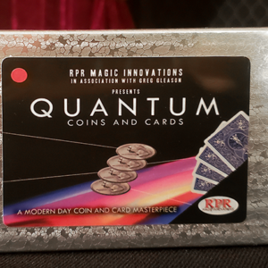 Quantum Coins (Euro 50 cent Red Card) Gimmicks and Online Instructions by Greg Gleason and RPR Magic Innovations - magic tricks