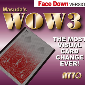 WOW 3 Face-DOWN (Gimmick and Online Instructions) by Katsuya Masuda – Trick - magic tricks