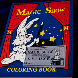 MAGIC SHOW Coloring Book DELUXE (4 way) by Murphy’s Magic - magic tricks