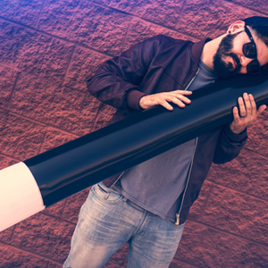 INFLATABLE WAND (6FT.) by Murphy’s Magic Supplies – Trick - magic tricks