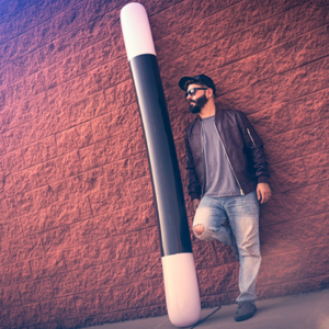 INFLATABLE WAND MEGA (8FT.) by Murphy’s Magic Supplies – Trick - magic tricks