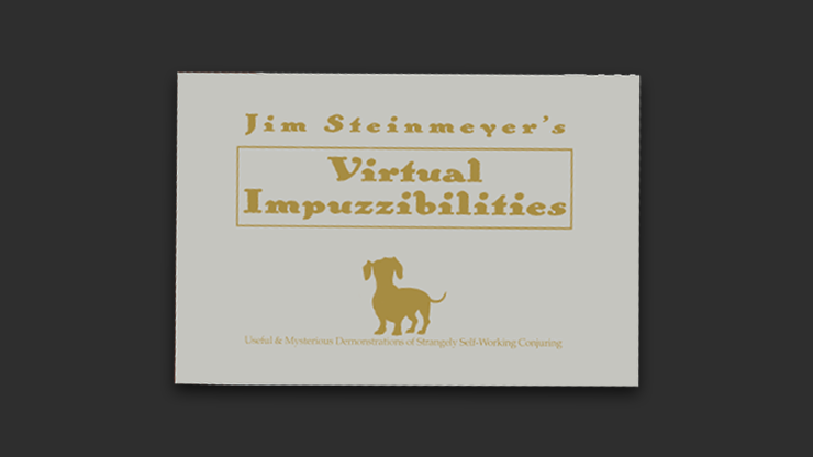 Virtual Impuzzibilities by Jim Steinmeyer – Book - magic tricks
