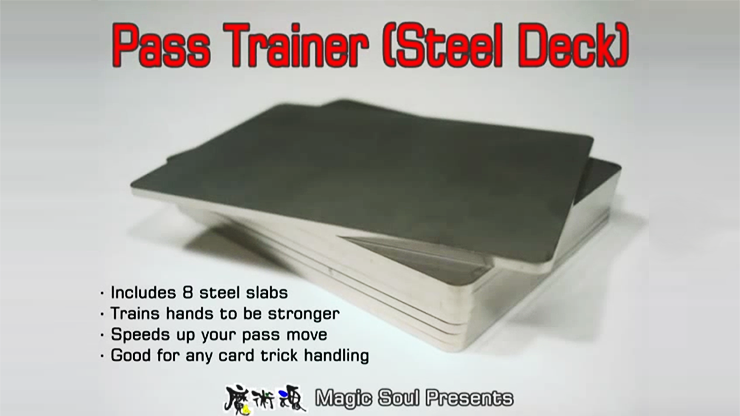Sleight Trainer (Steel Deck) by Hondo – Trick - magic tricks