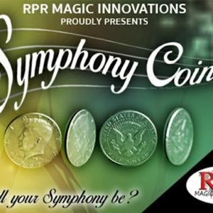 Symphony Coins (US Quarter) Gimmicks and Online Instructions by RPR Magic Innovations – Trick - magic tricks
