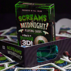 Screams at Midnight Playing Cards (3D-Glasses INCLUDED) - magic tricks
