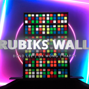 RUBIKS WALL Complete Set by Bond Lee – Trick - magic tricks