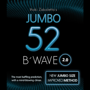 52 B Wave Jumbo 2.0 (Gimmicks and Online Instructions) by Vernet Magic – Trick - magic tricks