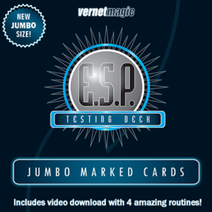 E.S.P. Jumbo Testing Cards (Gimmicks and Online Instructions) by Vernet Magic – Trick - magic tricks