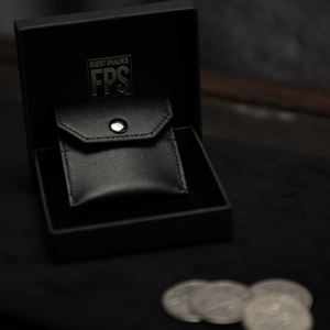 FPS Coin Wallet Black (Gimmicks and Online Instructions) by Magic Firm – Trick - magic tricks