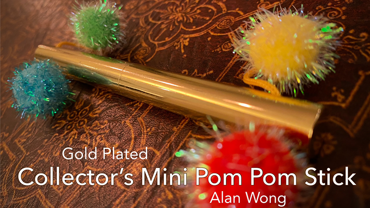 Collector’s Mini Pom-Pom Stick by Alan Wong – Trick - magic tricks