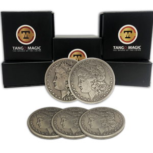 Replica Morgan TUC plus 3 coins (Gimmicks and Online Instructions) by Tango Magic – Trick - magic tricks