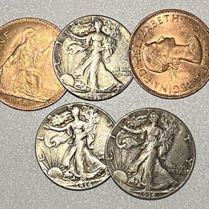 Replica Walking Liberty Hopping Half (Gimmicks and Online Instructions) by Tango Magic – Trick - magic tricks