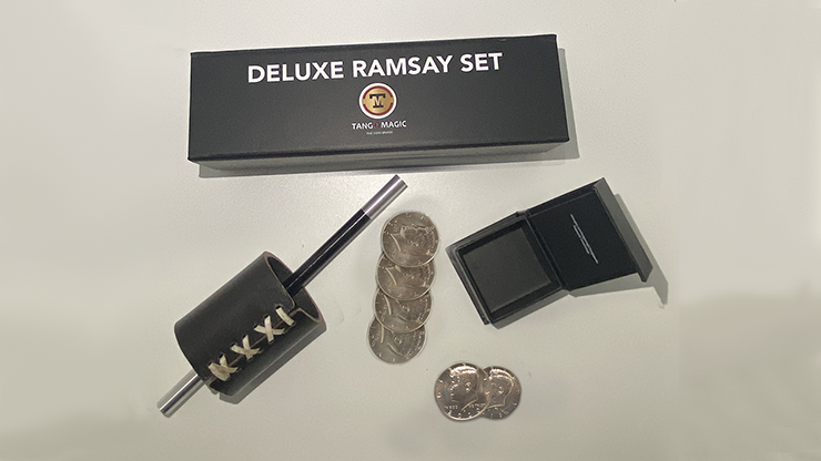 Deluxe Ramsay Set Half Dollar (Gimmicks and Online Instructions) by Tango – Trick - magic tricks